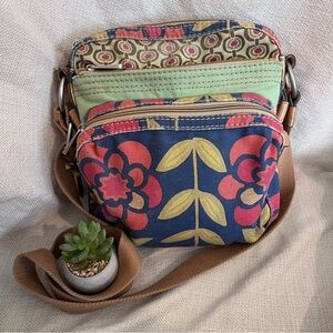Fossil Multicolor Floral Crossbody Bag